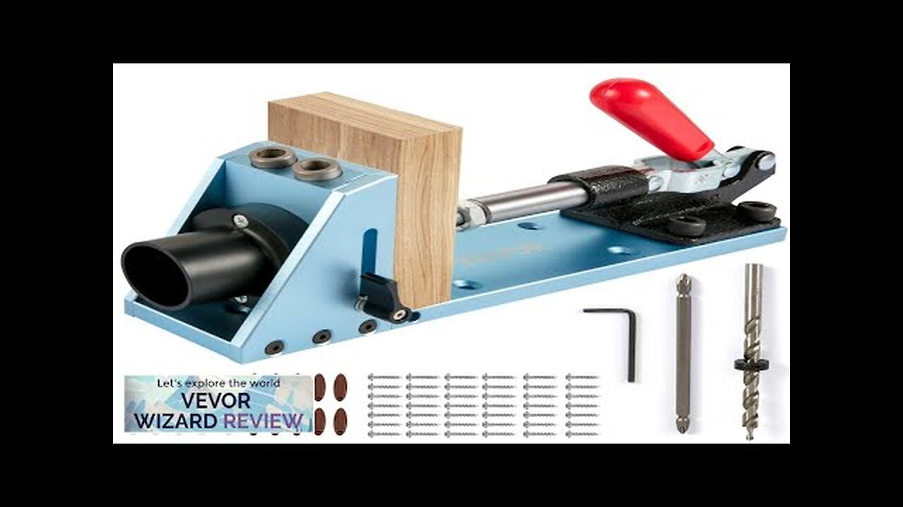 VEVOR Pocket Hole Jig Kit M4 Adjustable & Easy to Use Joinery Review