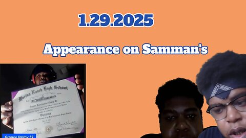 1.29.2025 - Appearance on Samman's