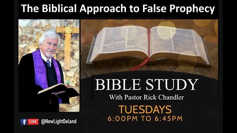 January 20, 2026 Bible Study with Pastor Rick