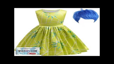 Inside Out Joy Cosplay Costume Princess Dress Accessories For Girls Halloween Christmas Review