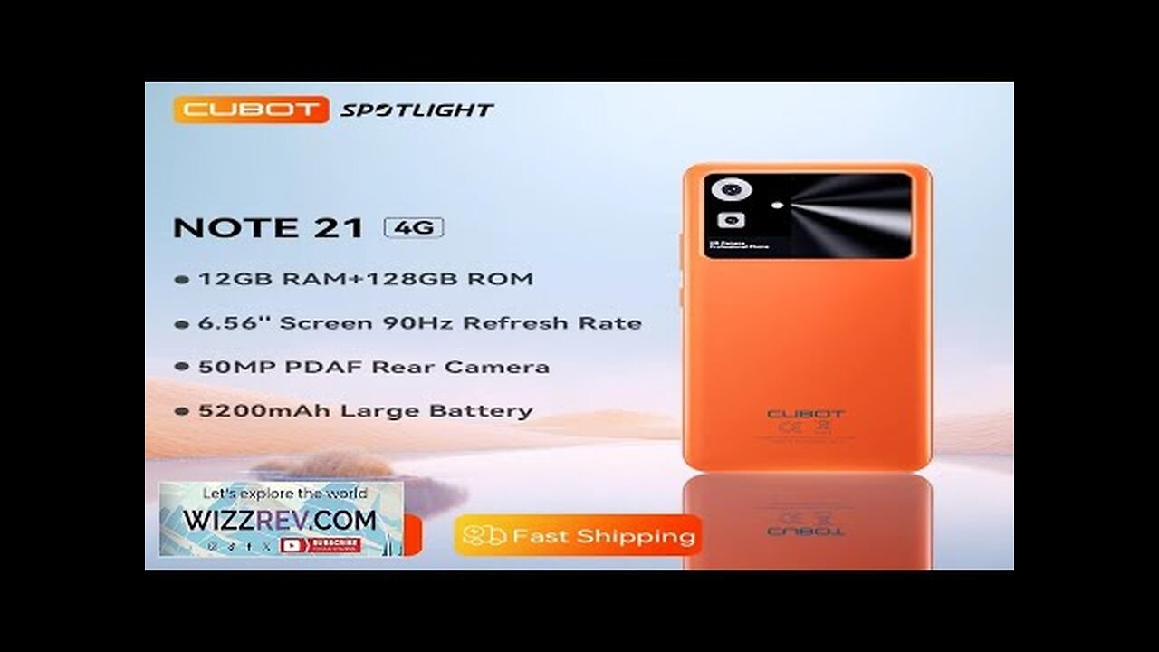 Cubot Note 21 Android Smartphone 12GB RAM(6GB+6GB Extended) 128GB ROM 6.56 Inch Review