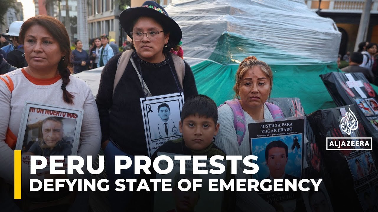 Peru’s youth rally in Lima, defying state of emergency as demands for justice grow