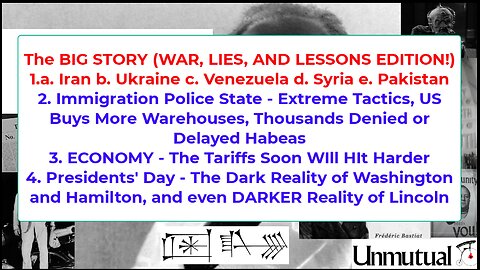 Liberty Conspiracy LIVE 2-16-26 INSANE WARMONGERS, Epstein, ICE Terrorism, Presidents Day