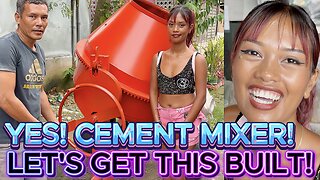 🇵🇭 Filipina Cement Mixer Shopping! What's the Right Price? OFF GRID ISLAND FAMILY PHILIPPINES LIVING