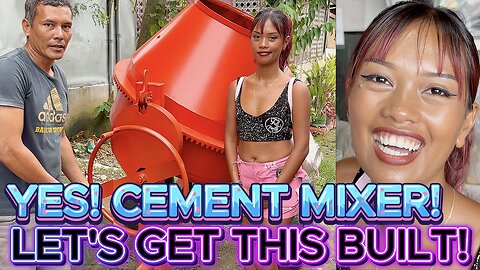 🇵🇭 Filipina Cement Mixer Shopping! What's the Right Price? OFF GRID ISLAND FAMILY PHILIPPINES LIVING