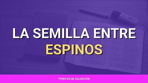 🌱 ️La semilla entre espinos | Marcos 4:18-19