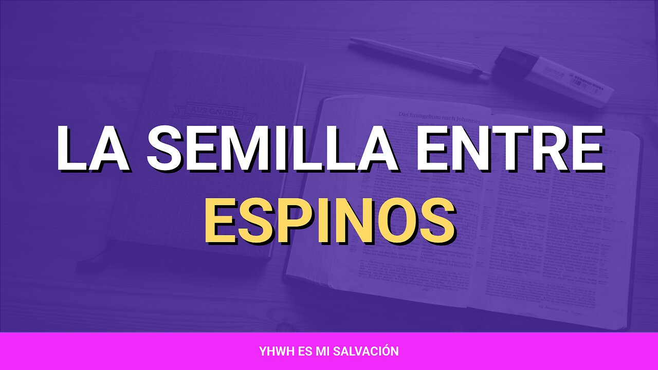 🌱 ️La semilla entre espinos | Marcos 4:18-19