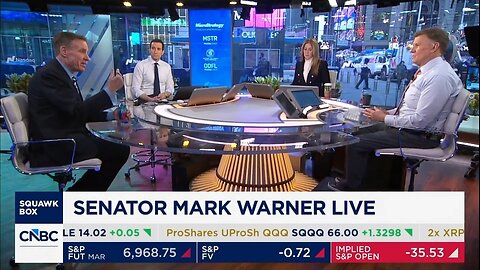 CNBC's Kernen Takes Down Sen Warner On Deportations