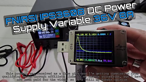 FNIRSI IPS3608 Review & Tutorial – Best 36V 8A Bench Power Supply with USB-C & Dual UI