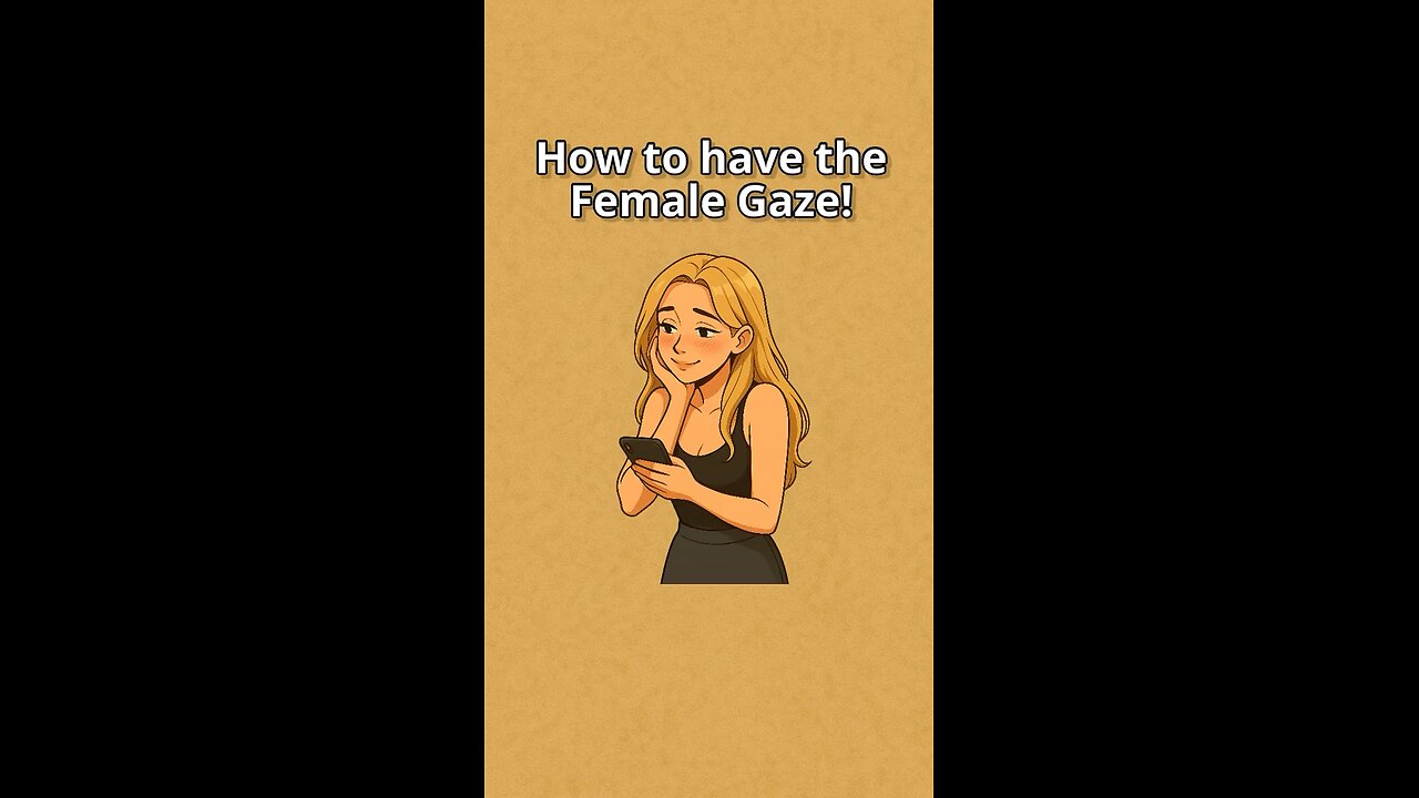 How to have the Female Gaze! Do you know what that is And if so, do you have it