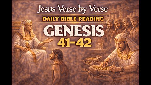 📖 Bible in a Year - Day 26: Genesis 41–42 From Prison to Palace, and the First Test of the Brothers