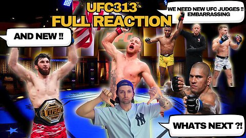 Worst Judges in UFC History?! UFC 313 REACTION – Gaethje Saves the Night!