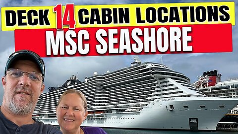 MSC Seashore Cabin Deck 14 | Tall Man's Cruise Adventures