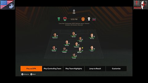 Sports Pitch Soccer 2025-2026: Game #12 [Manchester United F.C. vs. Cork City F.C.]