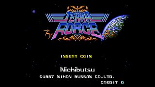 Terra Force Arcade Game, Nichibutsu 1987, Longplay