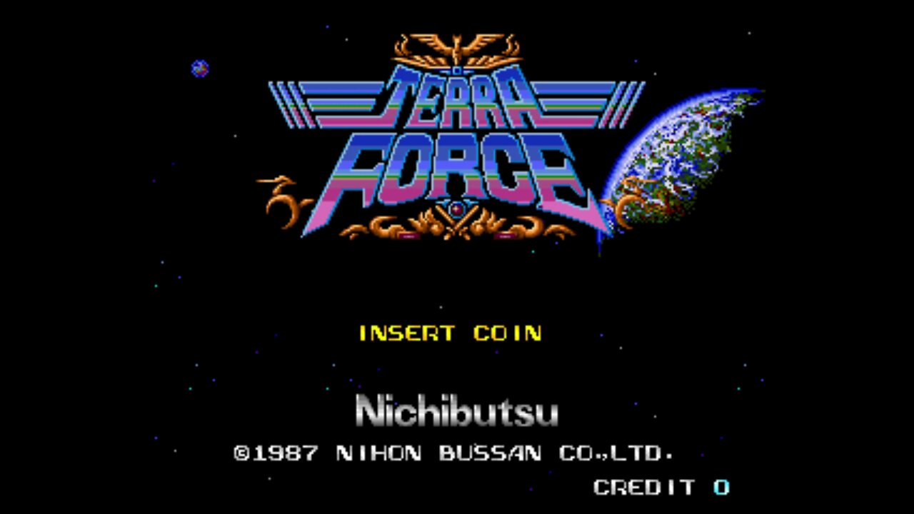 Terra Force Arcade Game, Nichibutsu 1987, Longplay