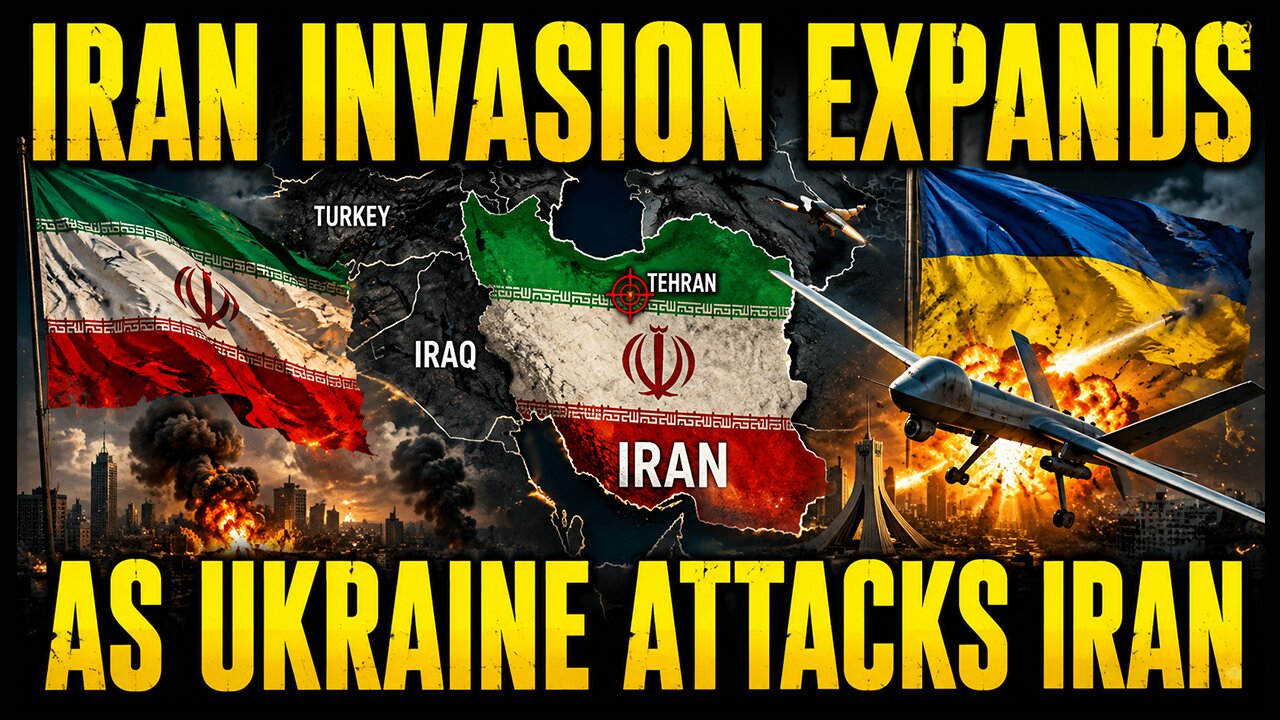 The Iran Invasion EXPANDS - As Ukraine Attacks Iran