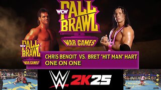 WWE 2K25 Chris Benoit Vs Bret Hitman Hart PS5 Gameplay Oct 30 2025