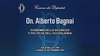 🔴 On. Alberto Bagnai al Convegno "Economia della sicurezza e politiche dell'accoglienza" (29.9.2025)