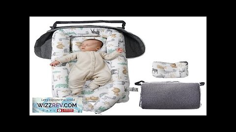 VEVOR Baby Lounger Baby Nest Sleeper for Newborn 100% Cotton with Headrest Review