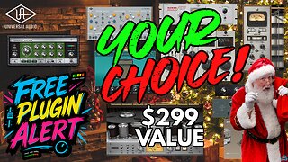FREE PLUGIN from Universal Audio 🎁 YOUR CHOICE $299 Value
