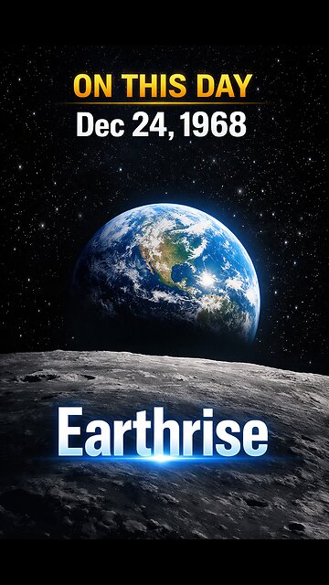 On This Day in History: "Earthrise" — The Photo That Changed Everything (December 24, 1968)