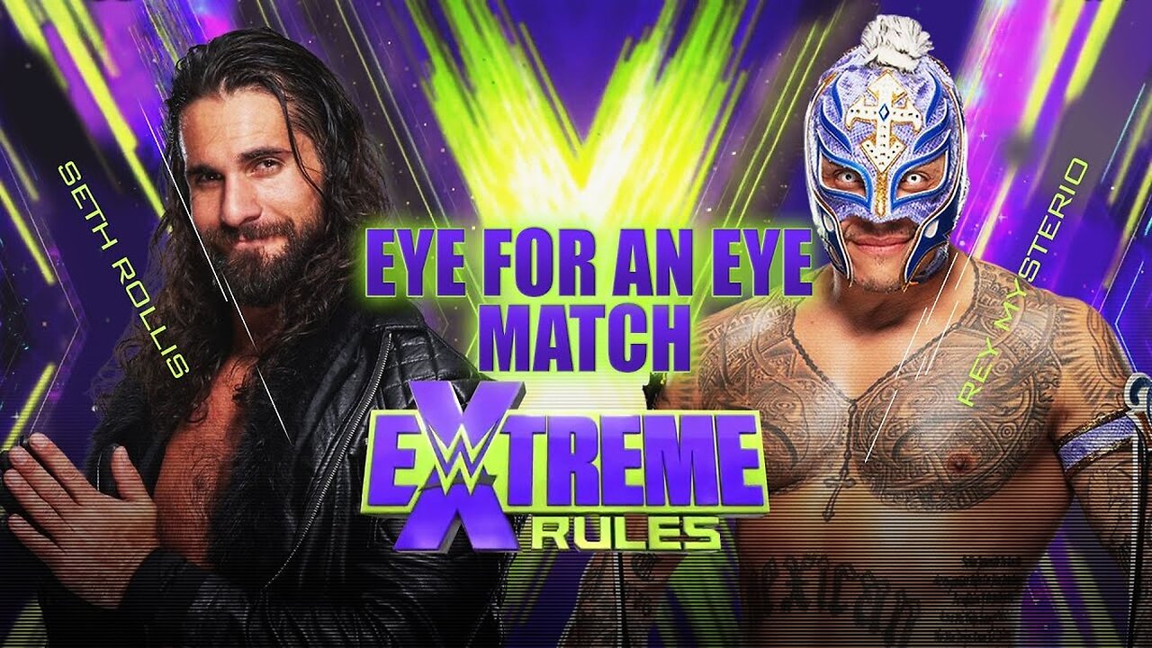 Seth Rollins vs Rey Mysterio Extreme Rules 2020 Highlights