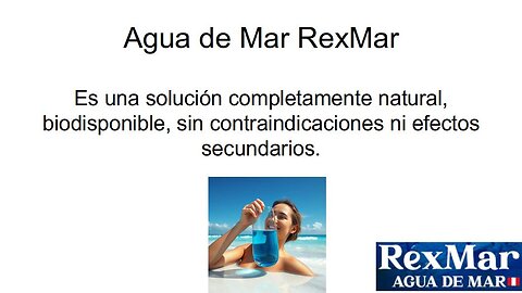 Charla agua de mar RexMar Perú