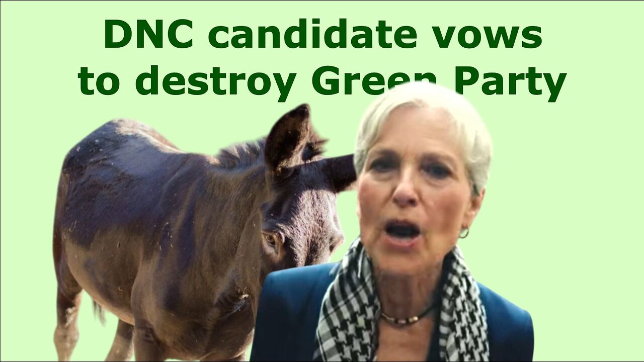 01/19/2025: DNC candidate vows to destroy Green Party; indept voter org passes the torch; RFK update