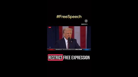 #FreeSpeech is BACK! #trump #trump2024 #trumpinauguration #censorship