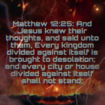 Matthew 12:25 #scripture #bible #verse #verseoftheday #inspiration #shorts #wakeup