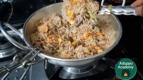 Prawn Mashroom Fried Rice