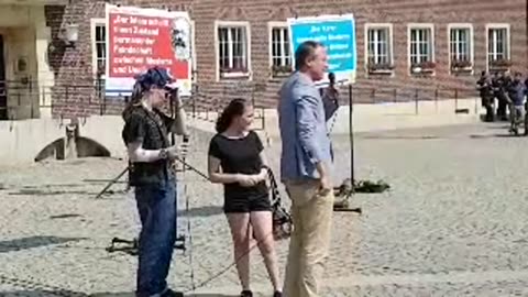 BPE - Coesfeld#2.Demo - #PatriotOnTour-Eifelstream ChRiZisraEL & MichaelStürzenberger im Duett