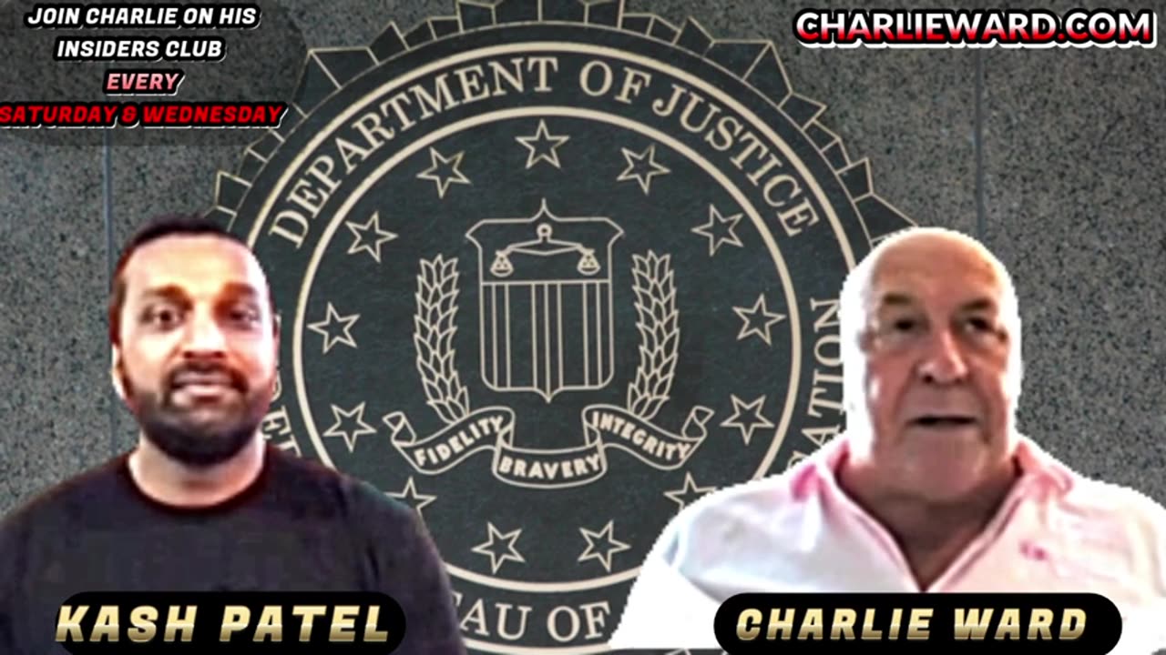 Kash Patel & CHarlie Ward: THE 3 PILLARS OF EVIL!! - 2/23/2025