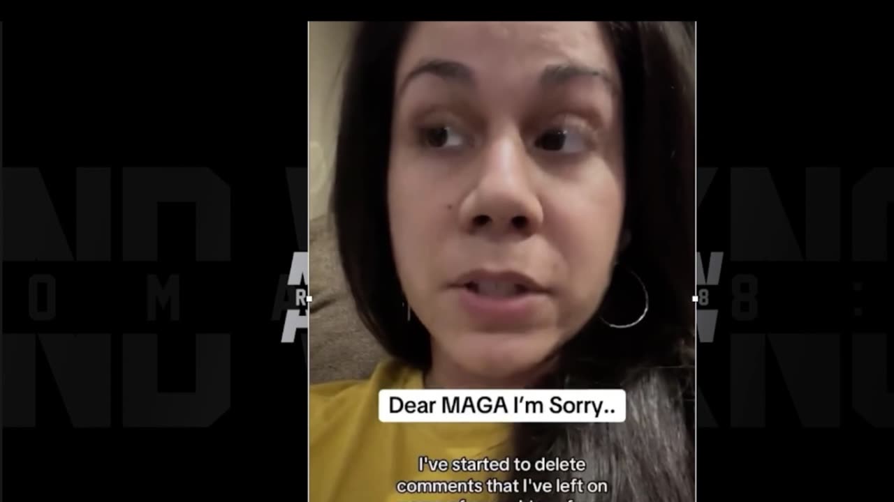 BRAINWASHED DEMOCRAT APOLOGIZES TO MAGA AND TRUMP