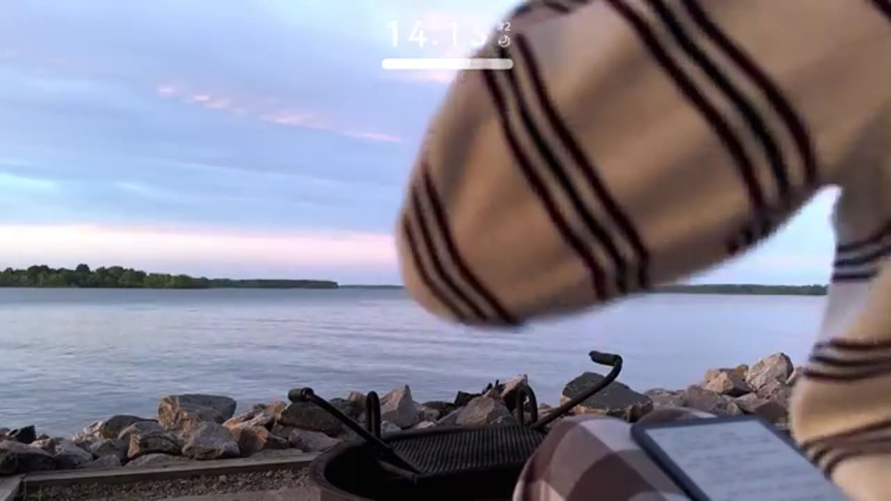 1-HOUR STUDY WITH ME 🌅/ Pink Lake Sunset / Pomodoro 30-5 / Deep Focus / Music & Real Time Study
