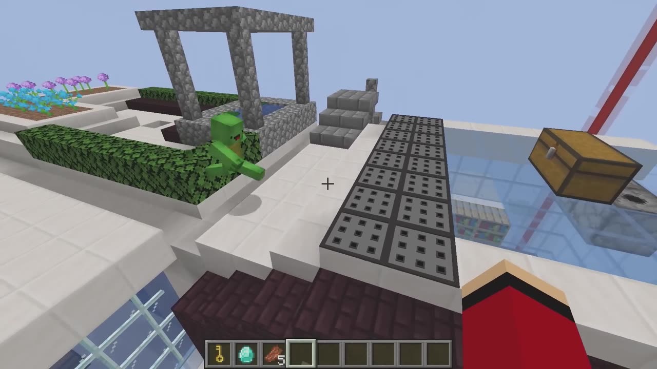 NOOB vs PRO: FULLY AUTOMATIC SECURITY HOUSE BUILD CHALLENGE in Minecraft