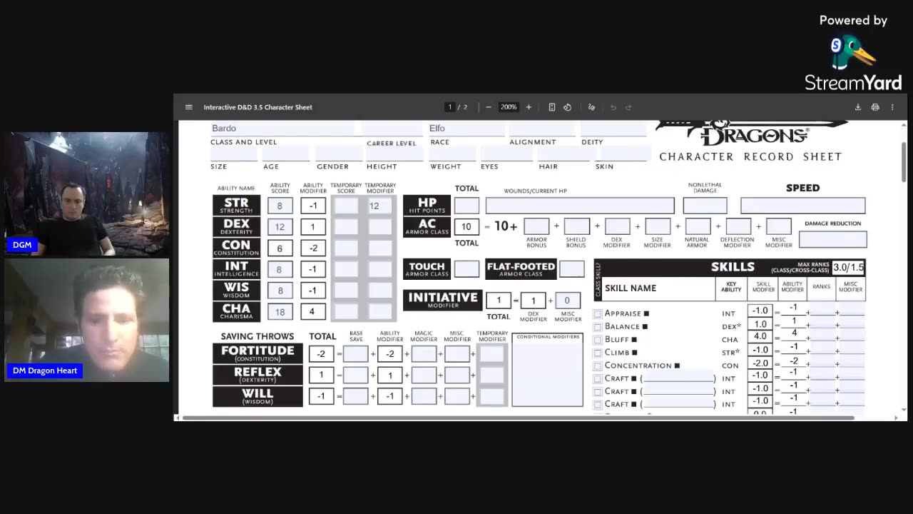 ¡Así se crea un personaje épico en Dungeons and Dragons 3.5 P1!