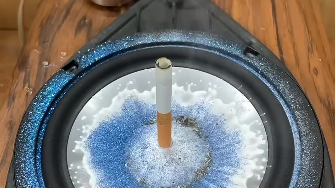 High bass speaker vibration