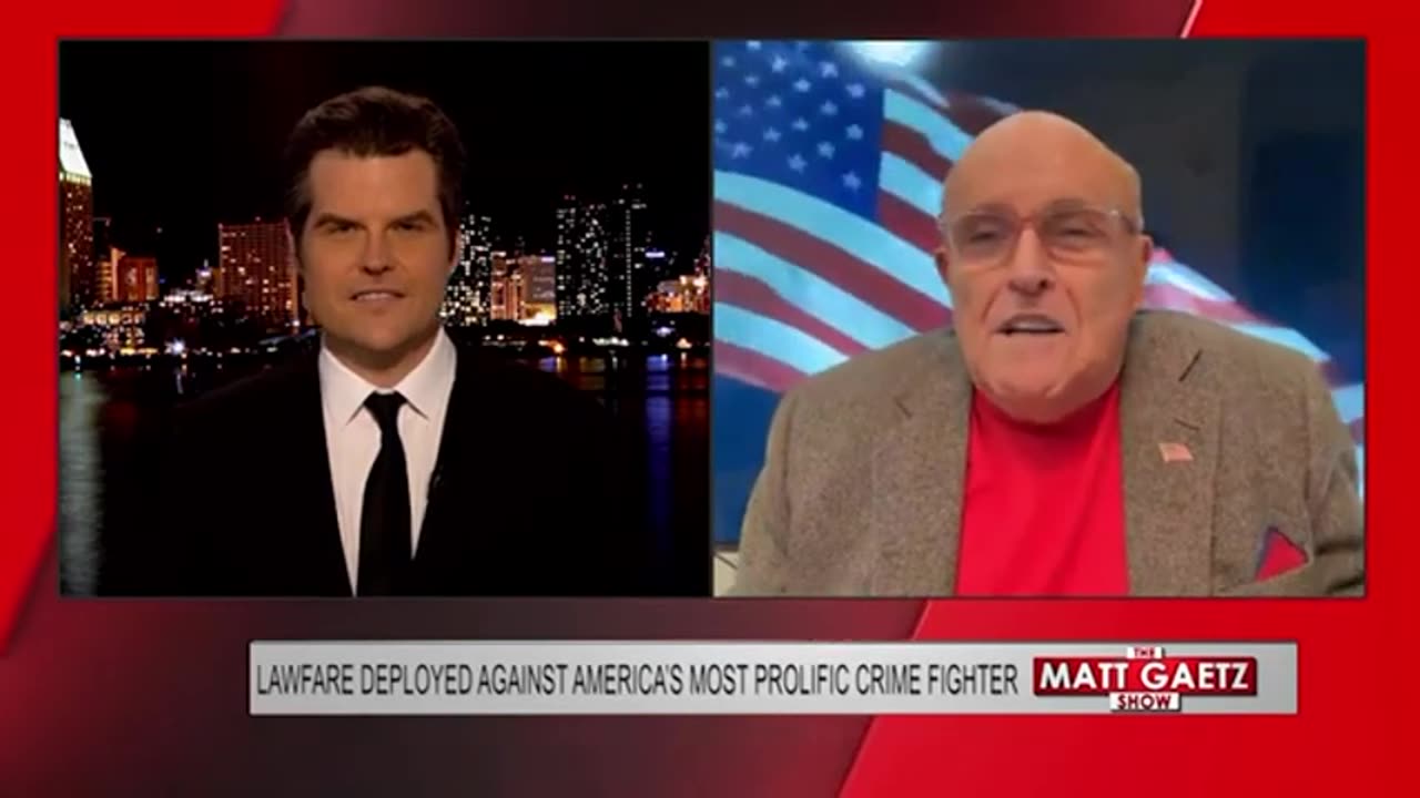 Giuliani on the Matt Gaetz Show Discusses the Upcoming Trump Administration,Lawfare against Giuliani