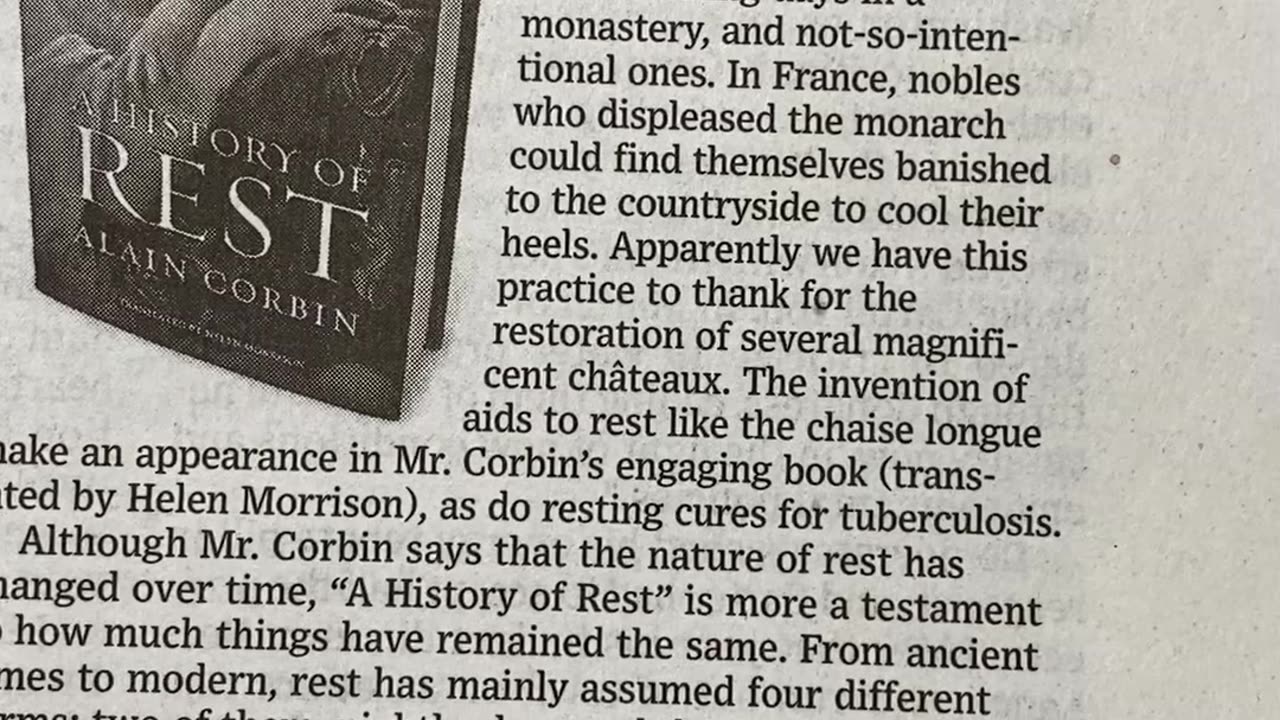 #MurphDocU #CultureCruise: our #humancondition, including #newbook on #rest