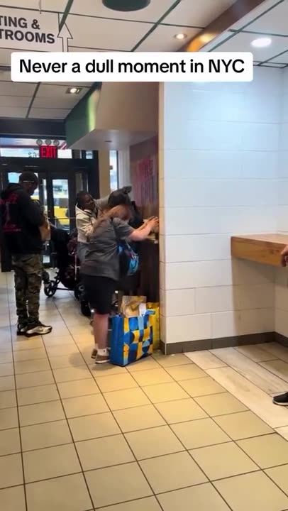 Never make eye contact with the blacks