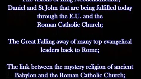 ROME, BABYLON THE GREAT, AND EUROPE