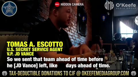 Vance's Secret Service Detail Busted By James O'Keefe's Undercover Journalist