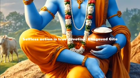 Selfless action is true devotion: Bhagavad Gita