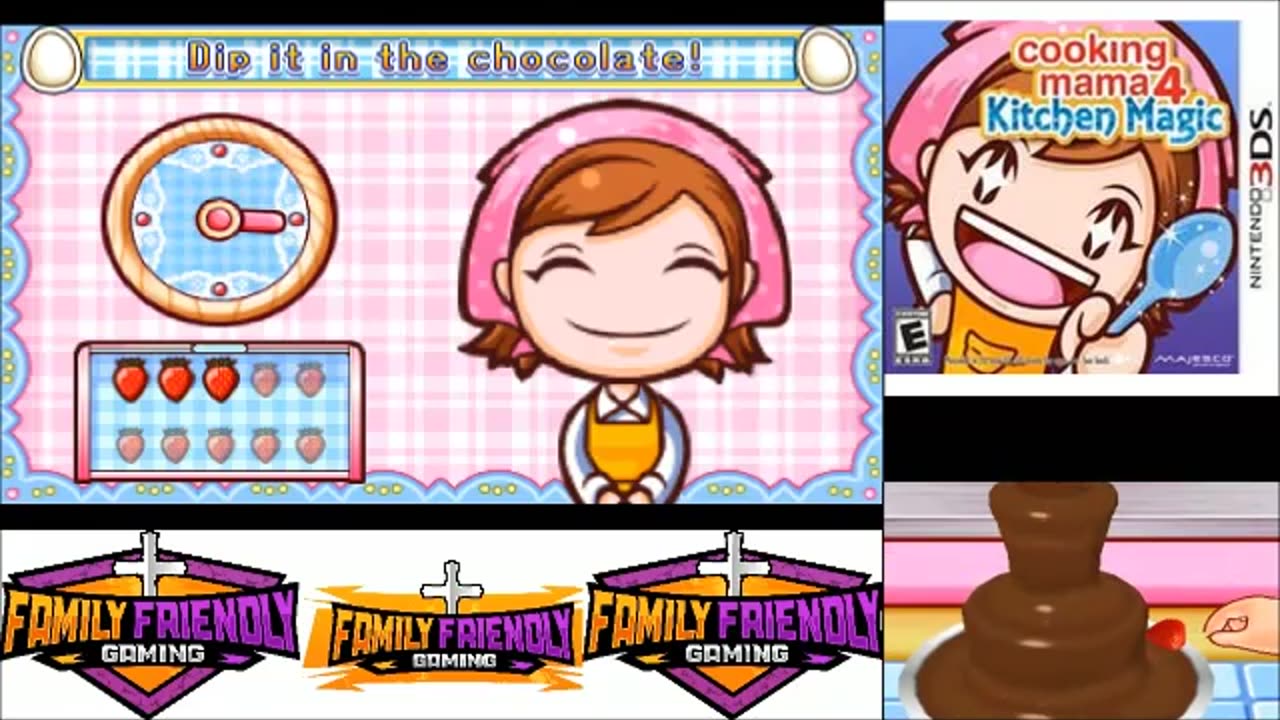 Cooking Mama 4 Kitchen Magic Chocolate Strawberries