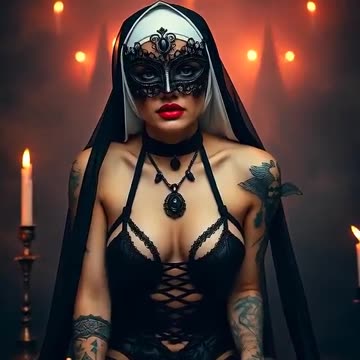 VAMPIRE NUNS _ VAMPIRE WOMEN _ GOTH GIRLS _ LATEX FASHION