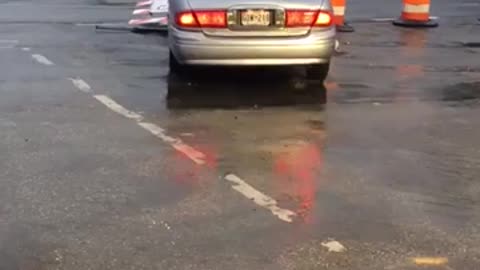 The car said “good morning” with airbags