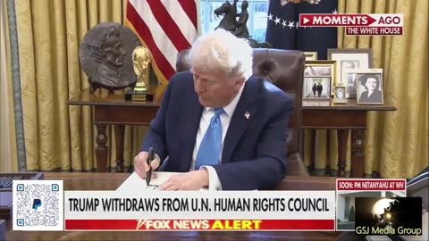 TRUMP SIGNS EXC ORDER WITHDRAWING FROM UNRWA