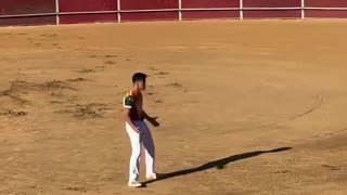 😱🐂 You Won't Believe This Bull Chase Escape! | FunFM